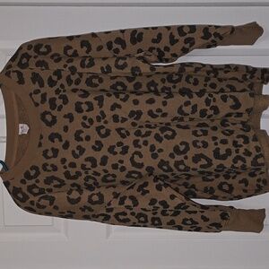 Secret Treasures. Leopard Print Pajama/Lounge Set 12/14